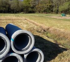 Buse b&eacute;ton &eacute;tanches diam400 &eacute;tanches pour reboucher le foss&eacute;