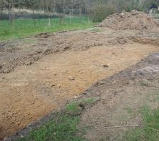 Tout d&eacute;but du terrassement