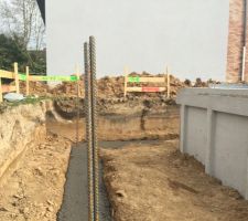 Préparation et coulage des fondations