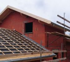 Bande de solins contre mur / Plate-bandes en planches sapin