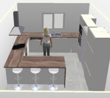 Cuisine plan 3D
