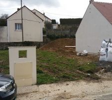 Pose de permis sur notre future chez nous.