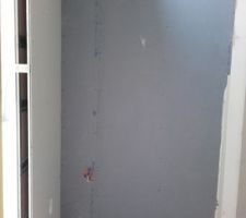 Plaques isophoniques entre les WC et le cellier, le placo entre les WC et le salon sera lui doublé avec des plaques isophoniques aussi !