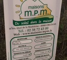 Permis de construire enfin sur le terrain :)