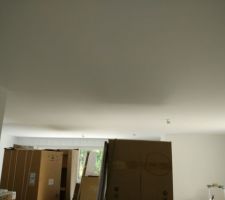 Peinture blanc mat (plafond salle à manger)