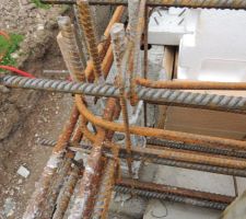 Vue de dessus avec ferrailles &ccedil;&agrave; en fait un paquet