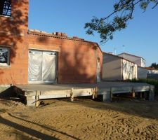 Vue arrière - terrasse