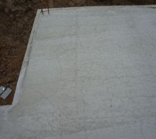 Fissures dalle béton