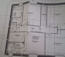 Plan de l'étage de la maison