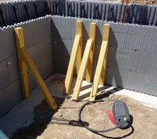 Fabrication des étais bois