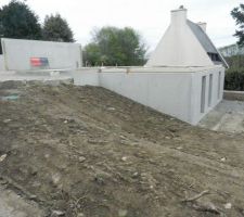 En attente de l'arrivée des murs