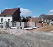 Découverte de la dalle sur vide sanitaire :)