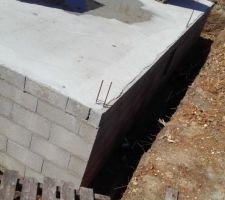 Découverte de la dalle sur vide sanitaire :)
