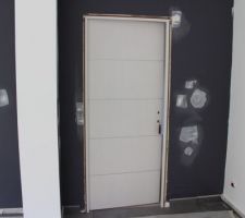 Bloc Porte Premium Seymour Chêne Blanc (en cours d'installation au RdC)