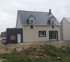 Enduit de fa&ccedil;ade quasiment termin&eacute;