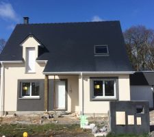 Enduit est termin&eacute;, s&eacute;chage aussi