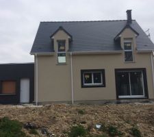 Enduit de fa&ccedil;ade quasiment termin&eacute;