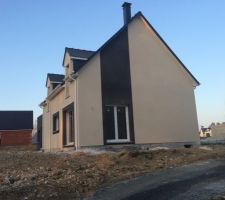 Enduit de fa&ccedil;ade quasiment termin&eacute;