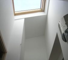 Couloir de l'extension et velux