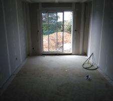Quasi fini. Notre chambre.
