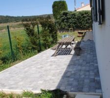 Terrasse c&ocirc;t&eacute; nord