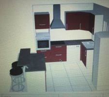 Futur Cuisine 3D pour 1euros maisons pierre