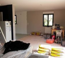 Un peu le foutoir dans le s&eacute;jour...