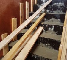 Escalier coulé