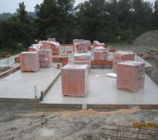 La dalle est terminée