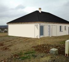 Voici un visuel de la maison implanté sur le terrain réel ?