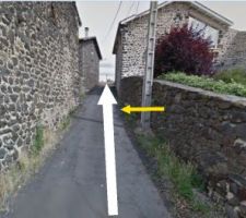 Fosse raccordement rue