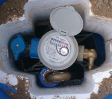 Installation compteur d'eau