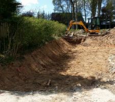 Agrandissement du parking.
