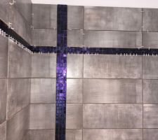 Faience et mosaique salle de bain