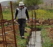 écoulement du béton de fondation,les choses deviennent sérieuses