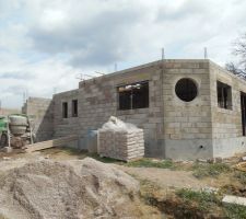 Vue ext&eacute;rieur apr&egrave;s seconde dalle