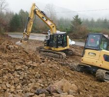 Vincent PETIT avec les pelleteuses