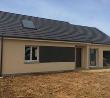 2e couche enduit terminée et fin des travaux d'electricité