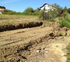 Terrassement en cours