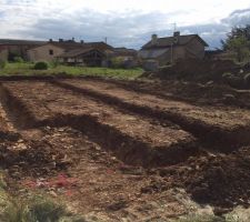 Préparation pour les fondations