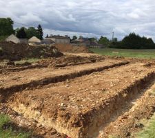 Préparation pour les fondations