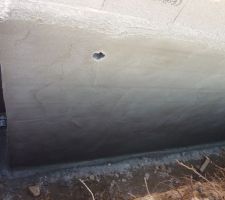 Imperméabilisation des murs de la cave - Pose de l'enduit Imperfond