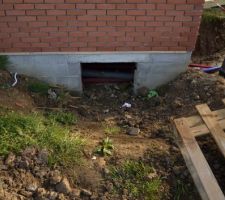 Preparation muret du vide sanitaire