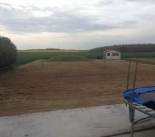 Remise état jardin et gazon semé 21/04/2016