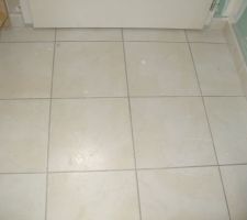 Carrelage de la cuisine ,sejour