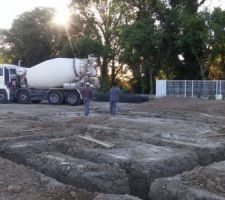 Passage de bonne heure sur le chantier avant d'aller au boulot et bonne surprise ...