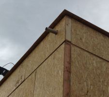 Toit plat végétalisable avec évacuation eaux de pluie. Avant étanchéité