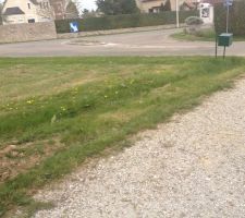 Remise état jardin et gazon semé 21/04/2016