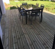 Terrasse terminée!