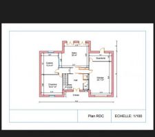 Voici le plan du RDC